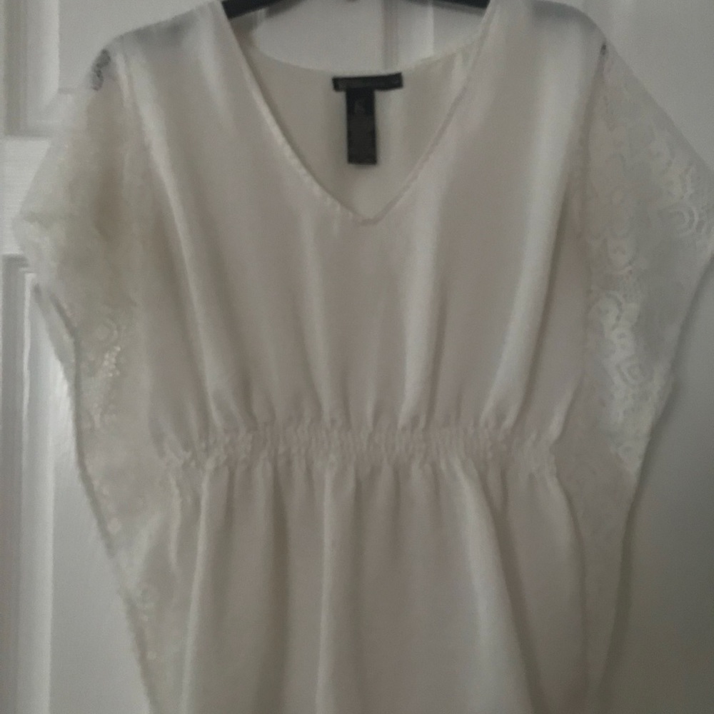 White Flow-y Top